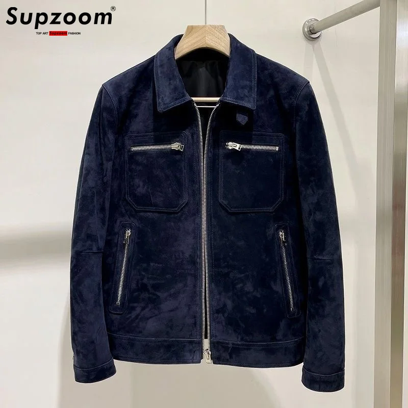 

Supzoom New Arrival Autumn And Winter Lapel Velvet Loose Casual Retro Suede Bf Style Couple Handsome Warm Jackets Men Coat