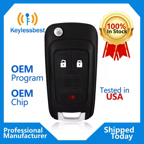 CarkeyDepot OEM 3 Buttons Car Key Fob Remote for 2010-2019 Chevrolet Equinox Sonic Spark Trax OHT01060512 315MHz Chip: 46
