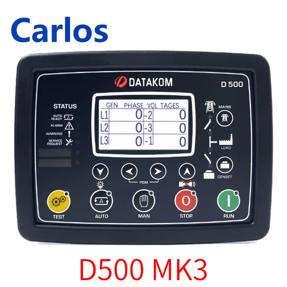 D500 DATAKOM D500 MK3 diesel generator set self starting controller D-500-MK3