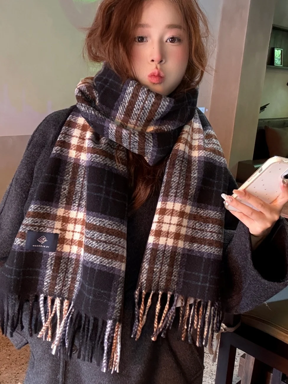 cachecol-de-cashmere-grosso-xadrez-feminino-para-outono-inverno-aquecedor-de-pescoco-e-xale-de-ombro-umecosi-blackberry-jam