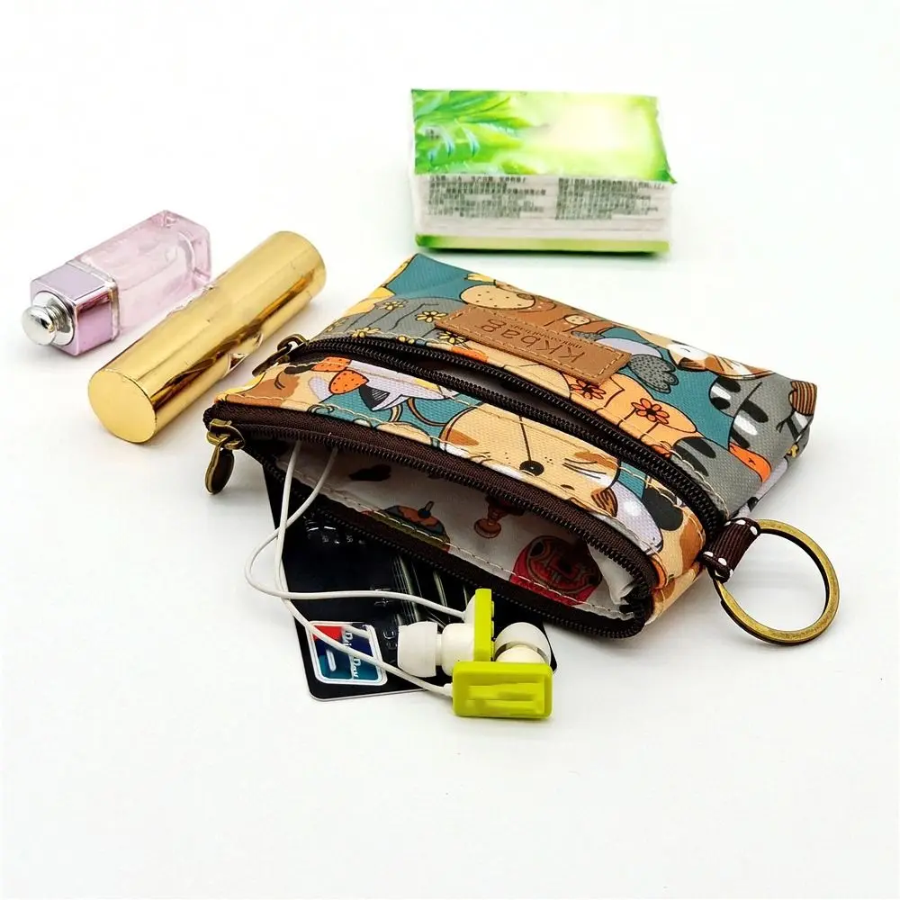 New Key Card Holder Storage Bag Cartoon Lightweight Money Bag Small Animals Wallet Women