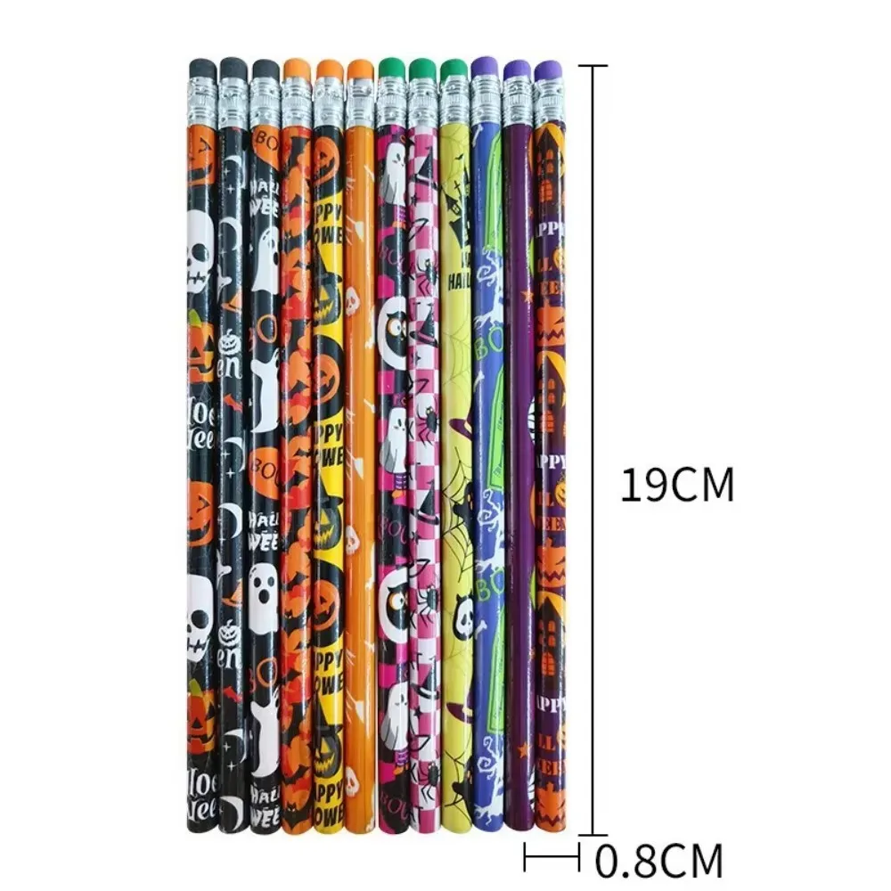 12-48 Halloween cartoon pencils, birthday Halloween carnival party favors gift bags, filling school rewards