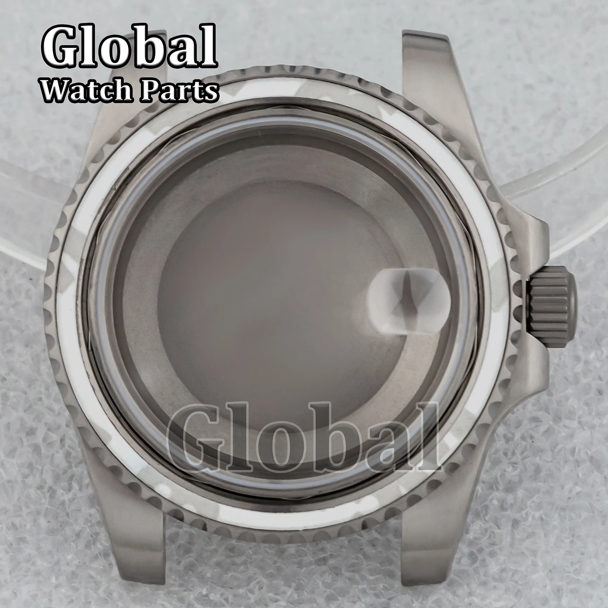 Titanium Case for SUB GMT High Quality 10ATM Waterproof 40mm Watch Case Sapphire Glass Fit NH35/NH36/ETA2824 Mechanical Movement