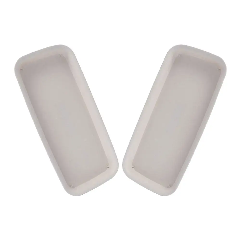 2Pcs Plastic Drip Trays Rectangular Design Flower Pot Saucers Water Absorber for Indoors Outdoors Garden Plant Drip Trays