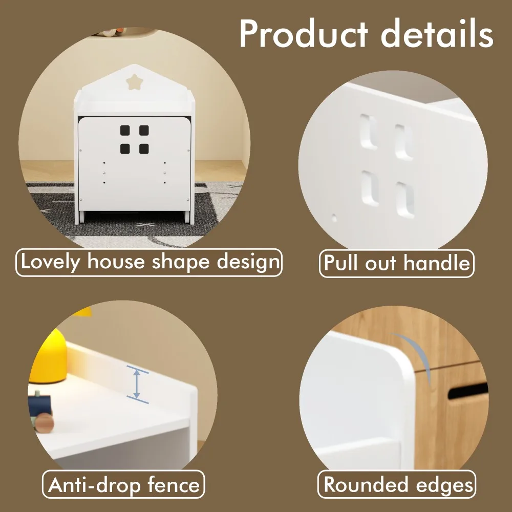 Adjustable Wooden Kids Activity Table & Chair Set – 3-Level Height Toddler Desk with Blackboard & Step Stools for Children