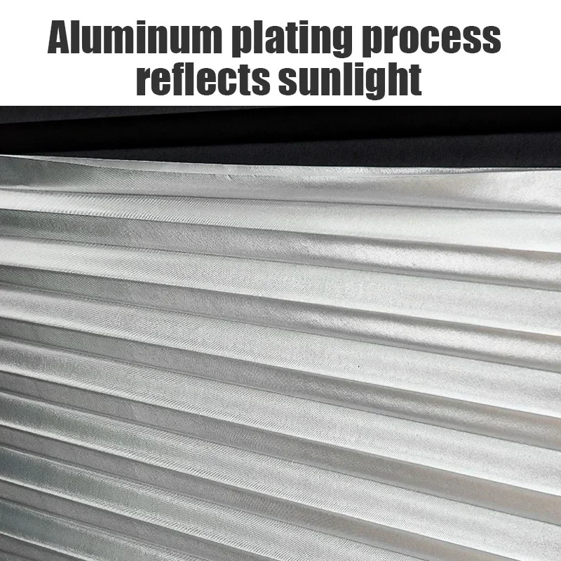 1Pc Self-Adhesive Window Blind Non-Woven Folding Shade Privacy Sun Protection Curtain for Bathroom Balcony Kitchen Living Room
