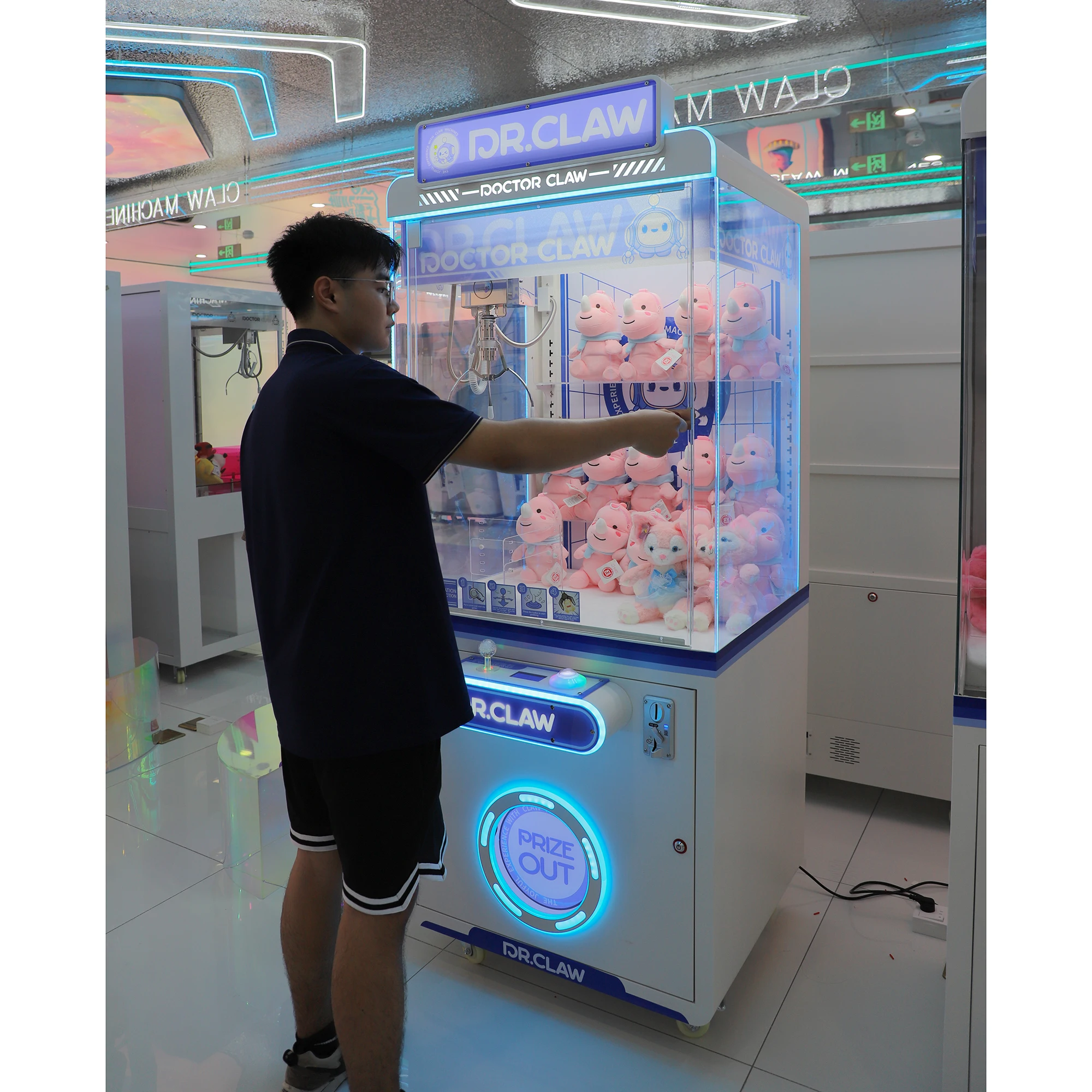 Mini Small Toy Vending Machine Arcade Zone Coin Operated Prize Gift Claw Machine Game Gift Vending Claw Machine Philippines