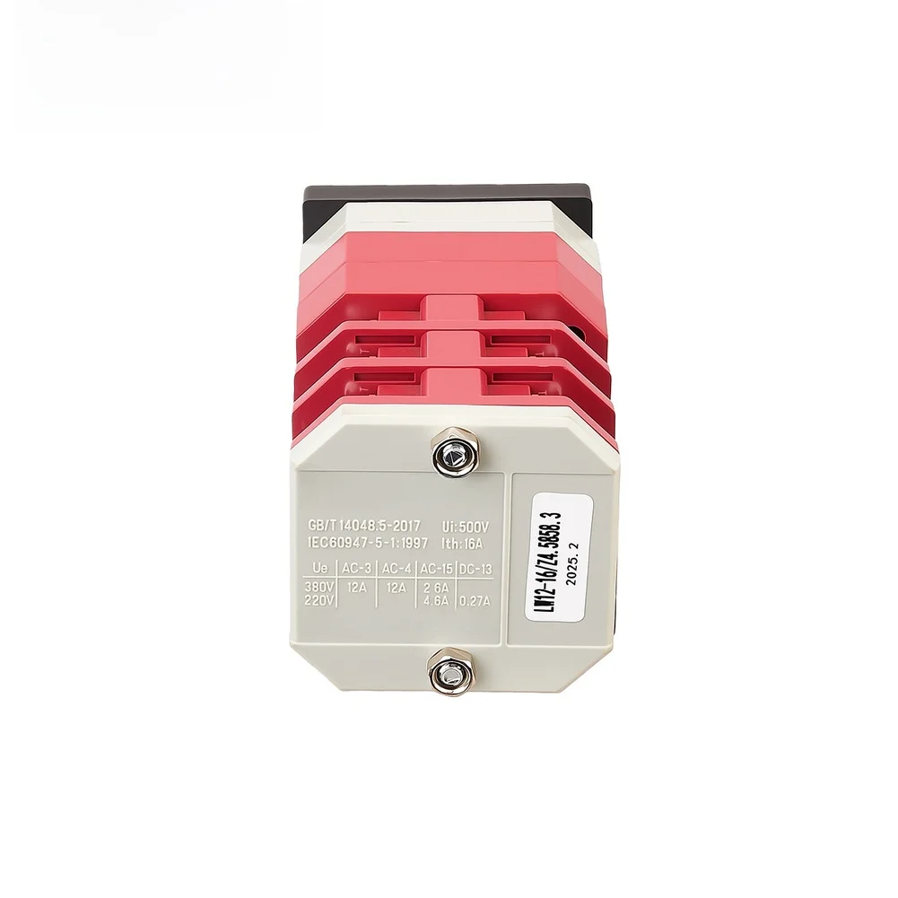 AC 380V DC 220V LW12-16 Transfer Switch Supporting Conventional Heating Current of 16A for Continuous Duty Use