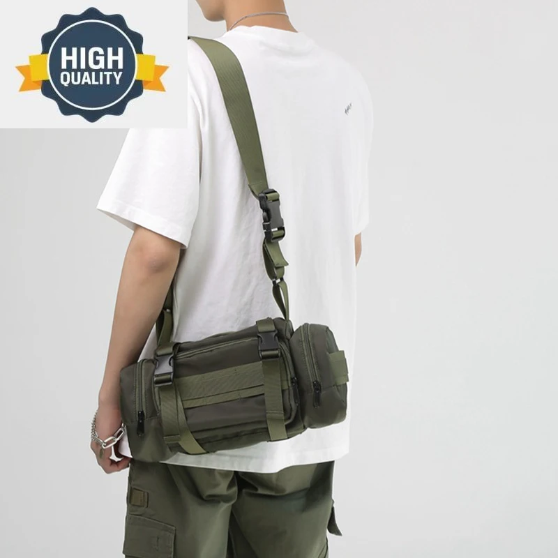 Bolso de hombro multifunción para hombre, bandolera de gran capacidad, a la moda, para viajes al aire libre, s