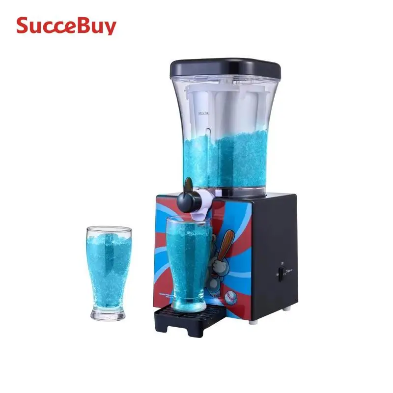 ماكينة SucceBuy Slushy لصانعة المشروبات المجمدة للعصائر المنزلية مع مواد غذائية لحفلات الأطفال المنزلية ذاتية الصنع