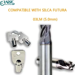 Silca Futura Cutter 03L 5.0mm Replacement Milling Cutter for Tubular Keys Locksmith Tools