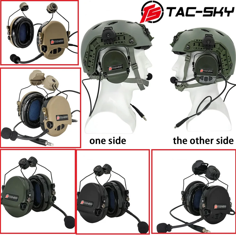 TAC-SKY Tactical ARC OPS-CORE Helmet Track Bracket Version Outdoor Hunting Sports Hearing Protection Product name TCI LIBERATOR