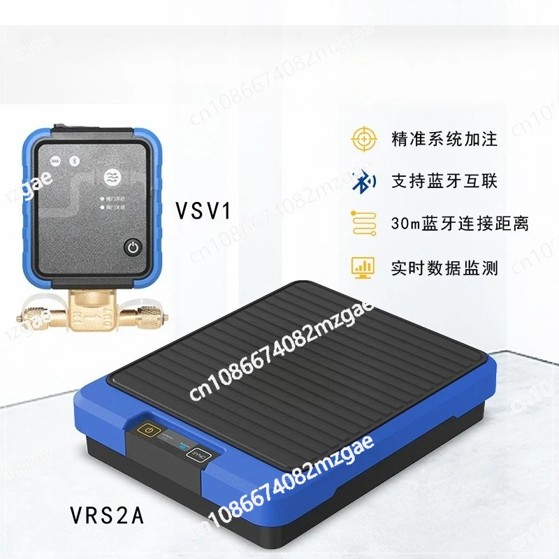 

Беспроводные Bluetooth-весы VRS2A для электронного взвешивания хладагента, электромагнитный клапан на 100 кг, количественный дозатор фреона для кондиционеров