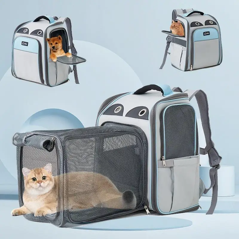 

Расширенная сумка для кошек Рюкзак LDLC Рюкзак для домашних животных Портативный рюкзак для кошек Складная высококачественная сумка для домашних животных