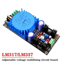 LM317/LM337 trasformatore uscita tensione regolabile Kit circuito stabilizzatore fai da te può installare il trasformatore ad anello sigillato Talema