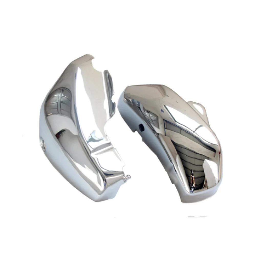 Motorcycle Chrome Left & Right Battery Side Covers Fairing For Suzuki C50 VL800 Volusia VL 800