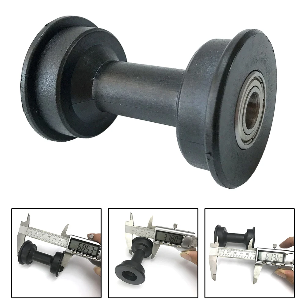 10mm Fitness Equipment Fitness Machine Pulley Part Support Black Finish Functional Design Outer Diameter 44.5mm