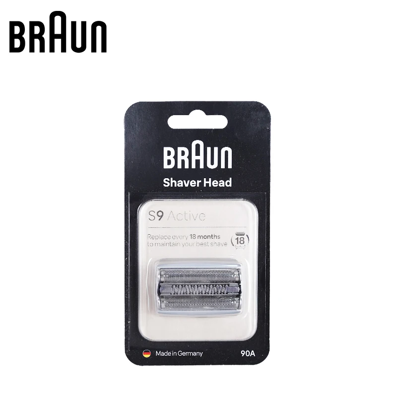 Braun 90A Ersatz-Scherkopf Kompatibel mit Braun Series 9 Active S9 Active Elektrorasierer Folienkassette Scherkopf