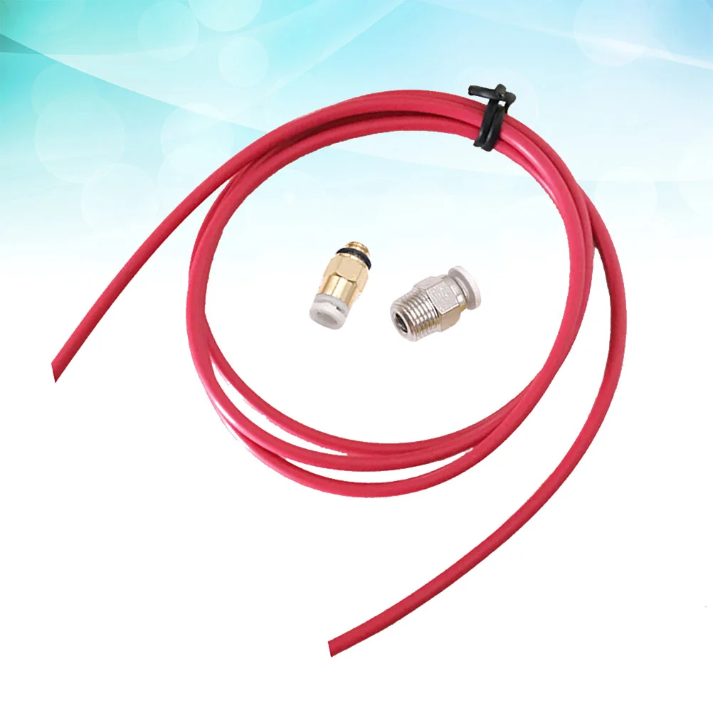 

Printer Parts Hot End Extrusion Quick Coupling Ptfe Tube Red Easy Degree Rotation Bowden Extruders