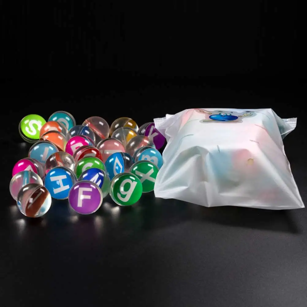

Jumping Ball for s Letter Stretch Set Bouncy Chinese Zodiac Small Balls Child