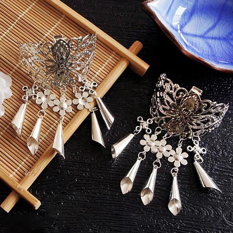 النمط الصيني النساء مشبك شعر s دبابيس الشعر خمر الرجعية المعادن الزفاف إكسسوارات الشعر مشبك شعر الزفاف المشابك الشعر جوفاء