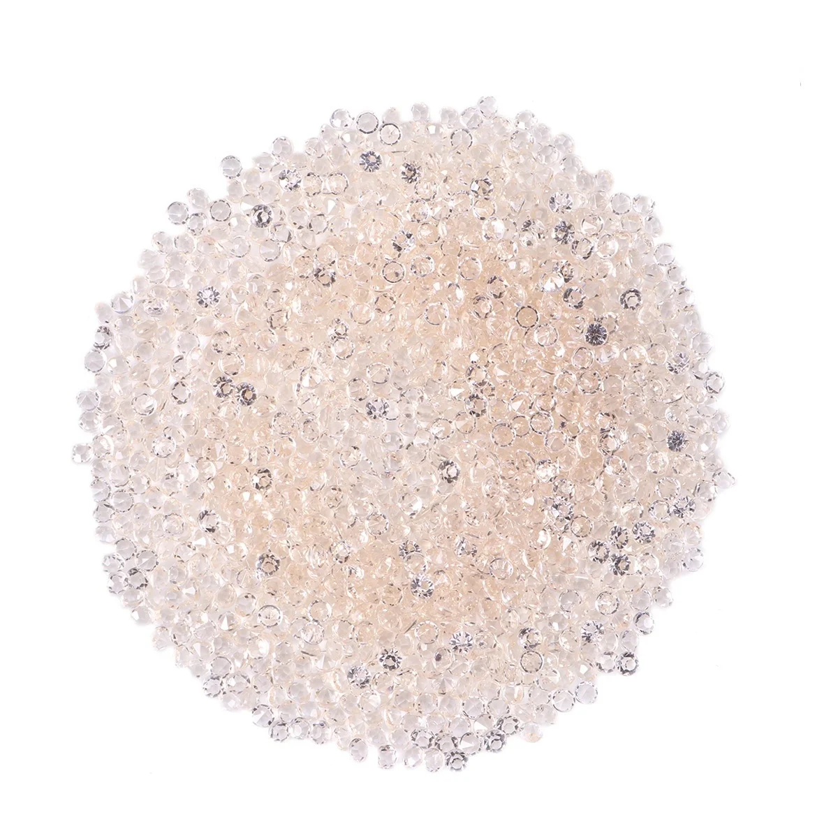 1000 Uds cristal acrílico 3Mm diamantes de imitación brillantes para decoración artesanal funda de teléfono álbum punta de uñas decoración de celebración de boda