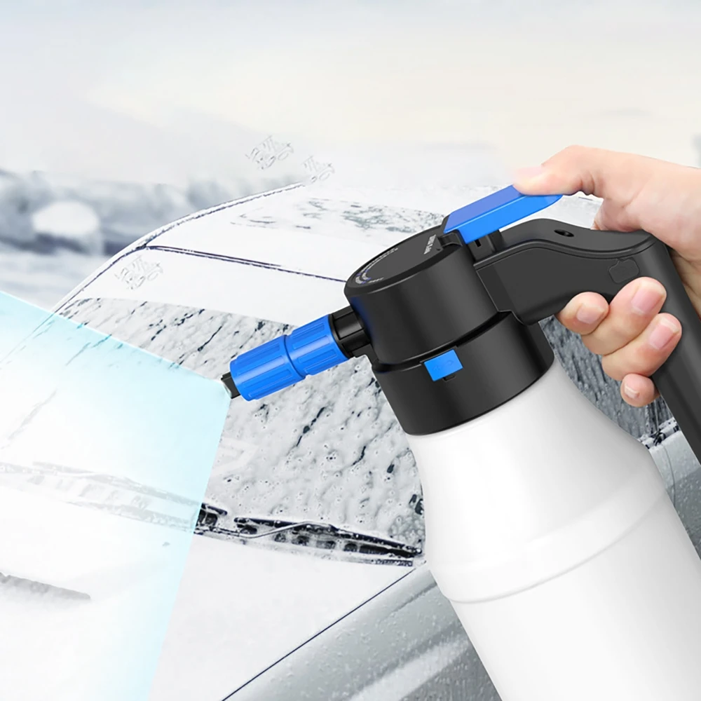 1.5L Electric Foam Watering Can Wireless Charging Gardening Car Wash Electric Boosted Foam Watering Can