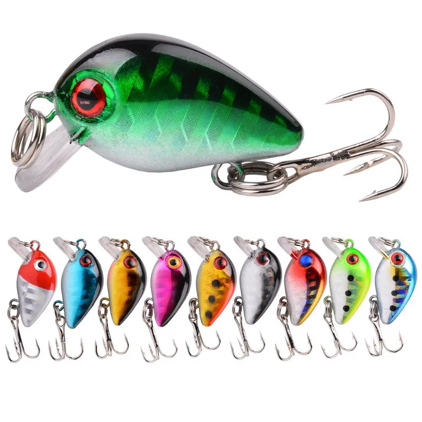 Fishing 3/5/8 Pcs Of Random Fishing Lure Size 2.8CM/1.5G Artificial Bait Set Swimming Bait Crank Wobble Bait Crankbait