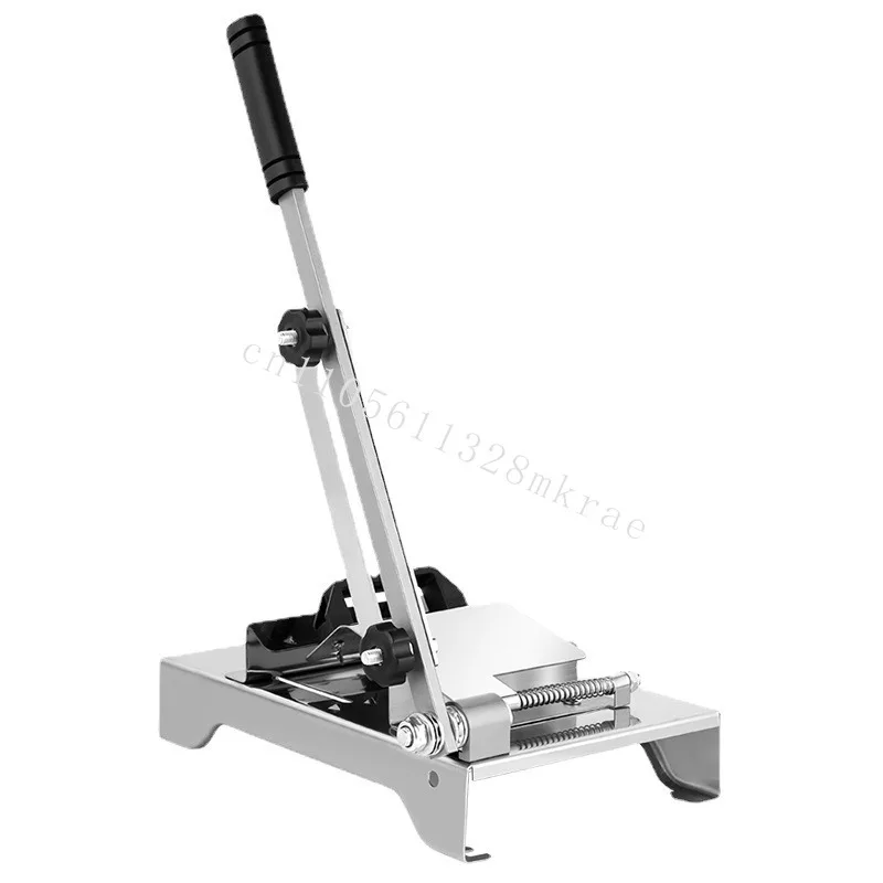 

New Commercial Vegetable Meat Processing Machinery 430 Thickened Stainless Steel Lamb Slicer