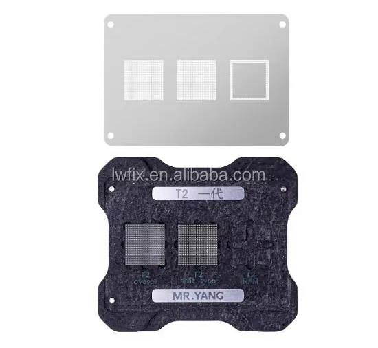 RC2 Reballing Kit T2 1st 2nd Generation Reballing Stencil Set Universal Reballing Platform