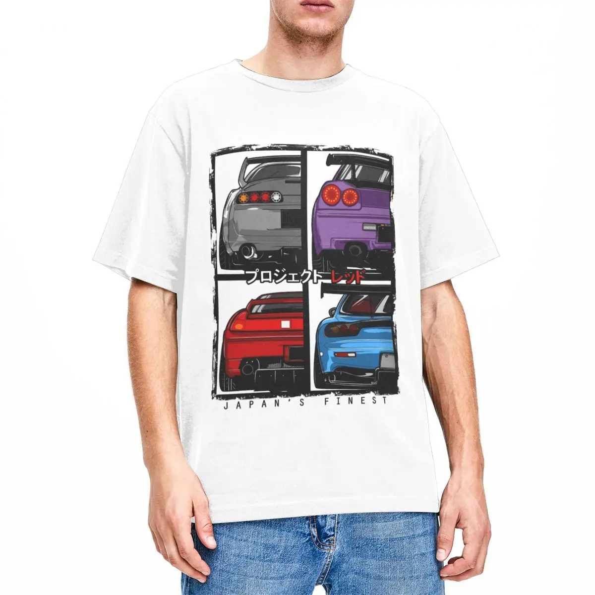 JDM R34 NSX FD3S RX7 Skyline GTR for Men Women T Shirt GT-R Sports Car Apparel Tee Shirt T-Shirts Pure Cotton Gift Clothes