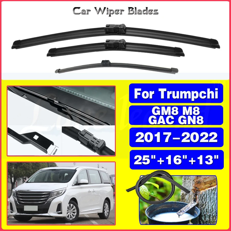 

Wiper Front Rear Wiper Blades Set For Trumpchi GM8 M8 GAC GN8 2017 2018 2019 2020 2021 2022 Windshield Windscreen Window