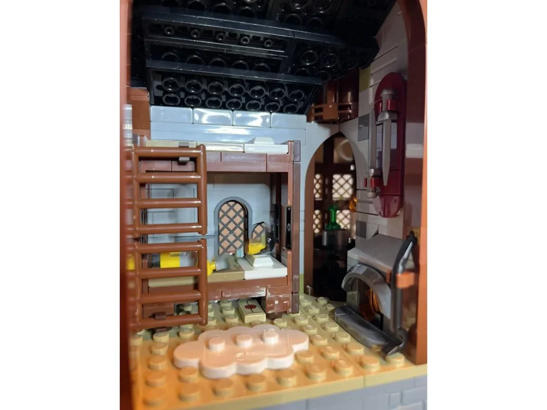 ใหม่ Moc Building Block Building Model,ยุคกลาง City Gate โมดูล Building Block ของขวัญ,ของเล่นเด็ก DIY ASSEMBLY ชุด