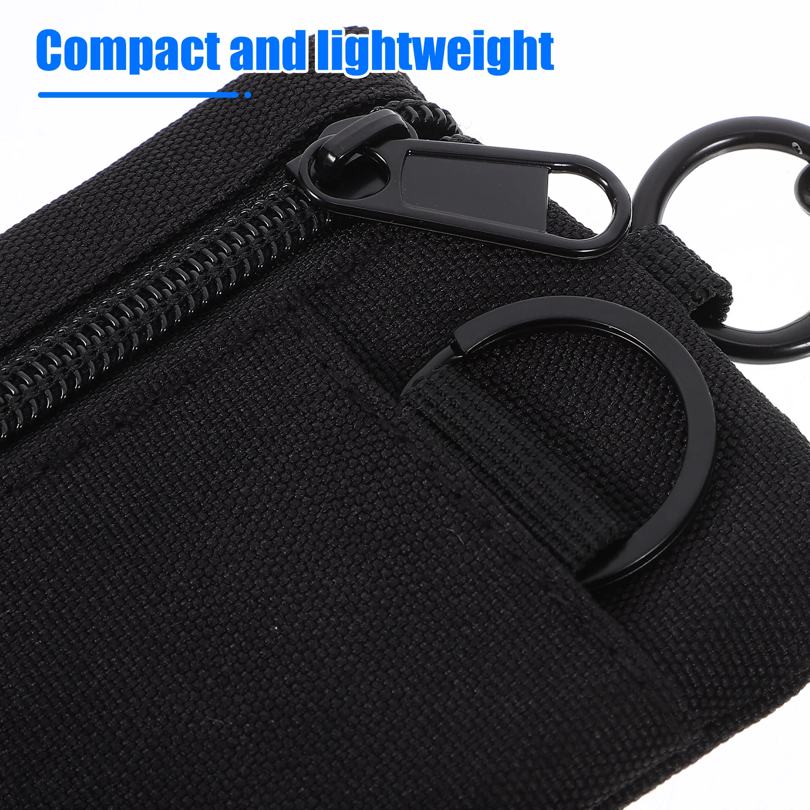 

Hanging Pouch With Lanyard Wallet For Women Men Small Travel Bag Anti-Wear Oxford Cloth Keychain Storage Coin Bag For Camping