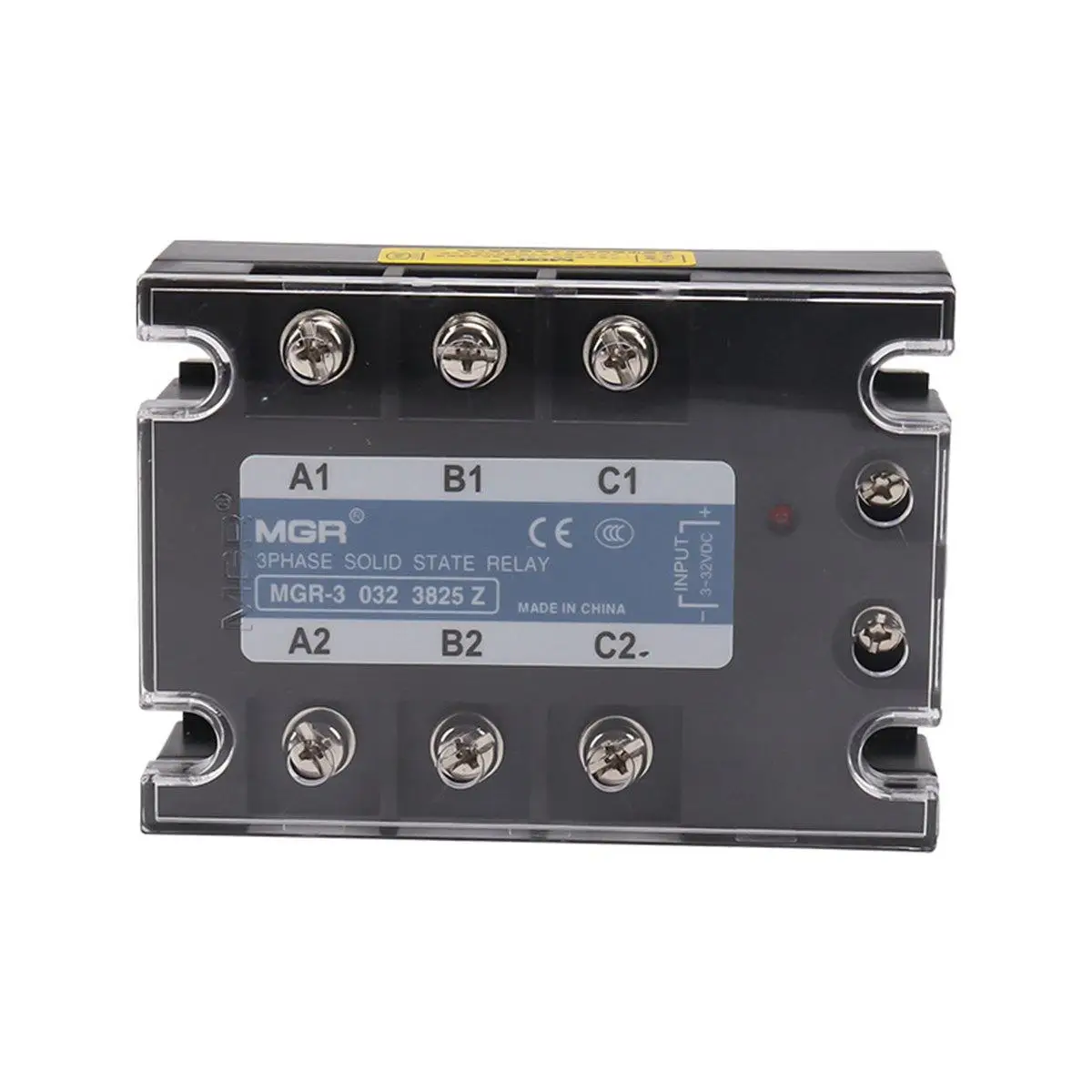 3-32VDC In-380VAC Out/70-280VAC In- 380VAC Out 10/25/40/60/80/100/120/150/200A 3 Phase Solid State Relay