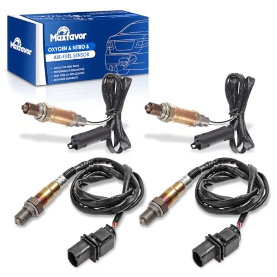 

4 шт. датчик кислорода вверх и вниз, замена датчика O2 для 2005 2004 2003 BMW 525I 530I 325CI 325I 330CI 330I X3 2.5L