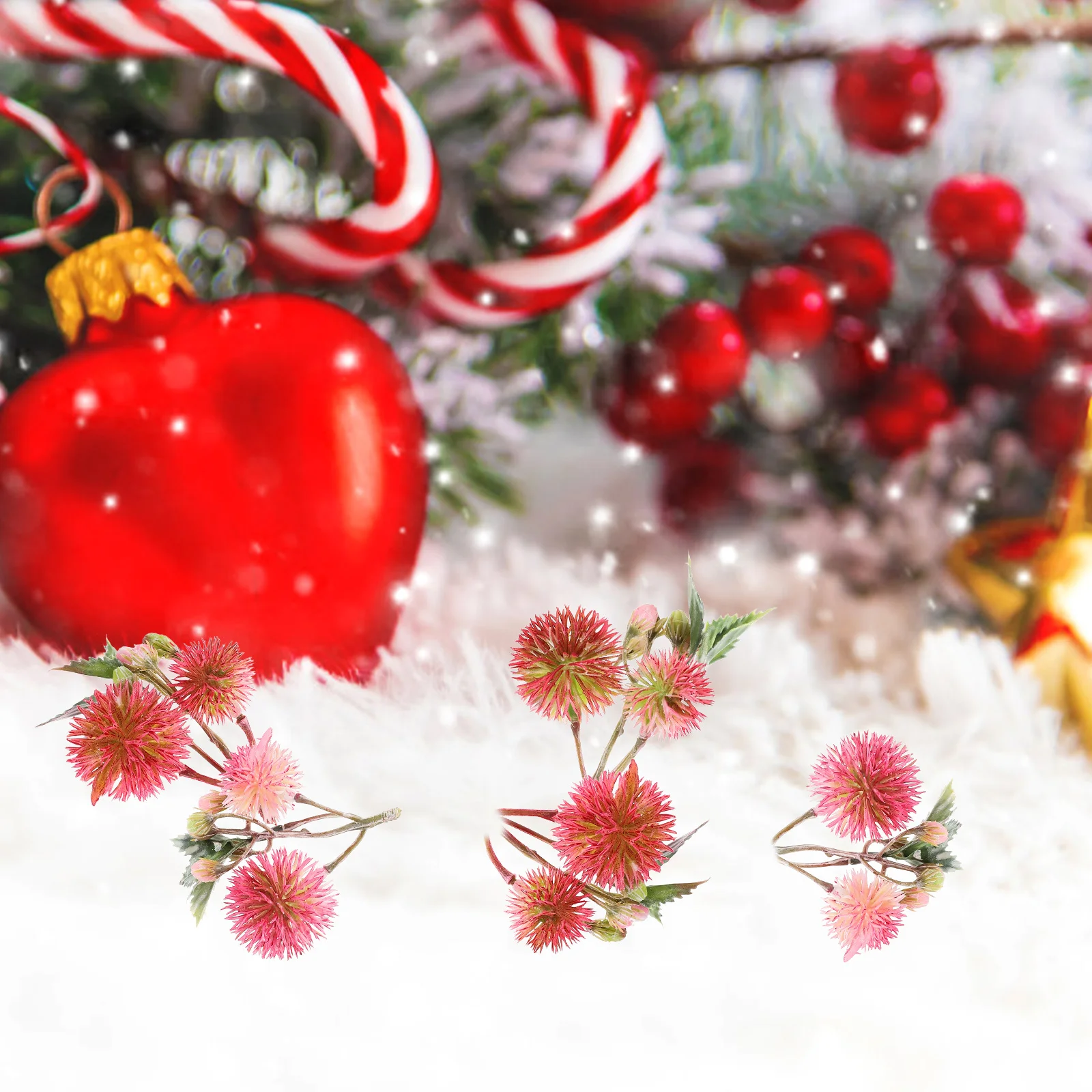 

12 pcs Artificial Flowers Decoration Realistic Faux Plastic Flower Arrangement Home Wedding Simulated Plant Fall DIY