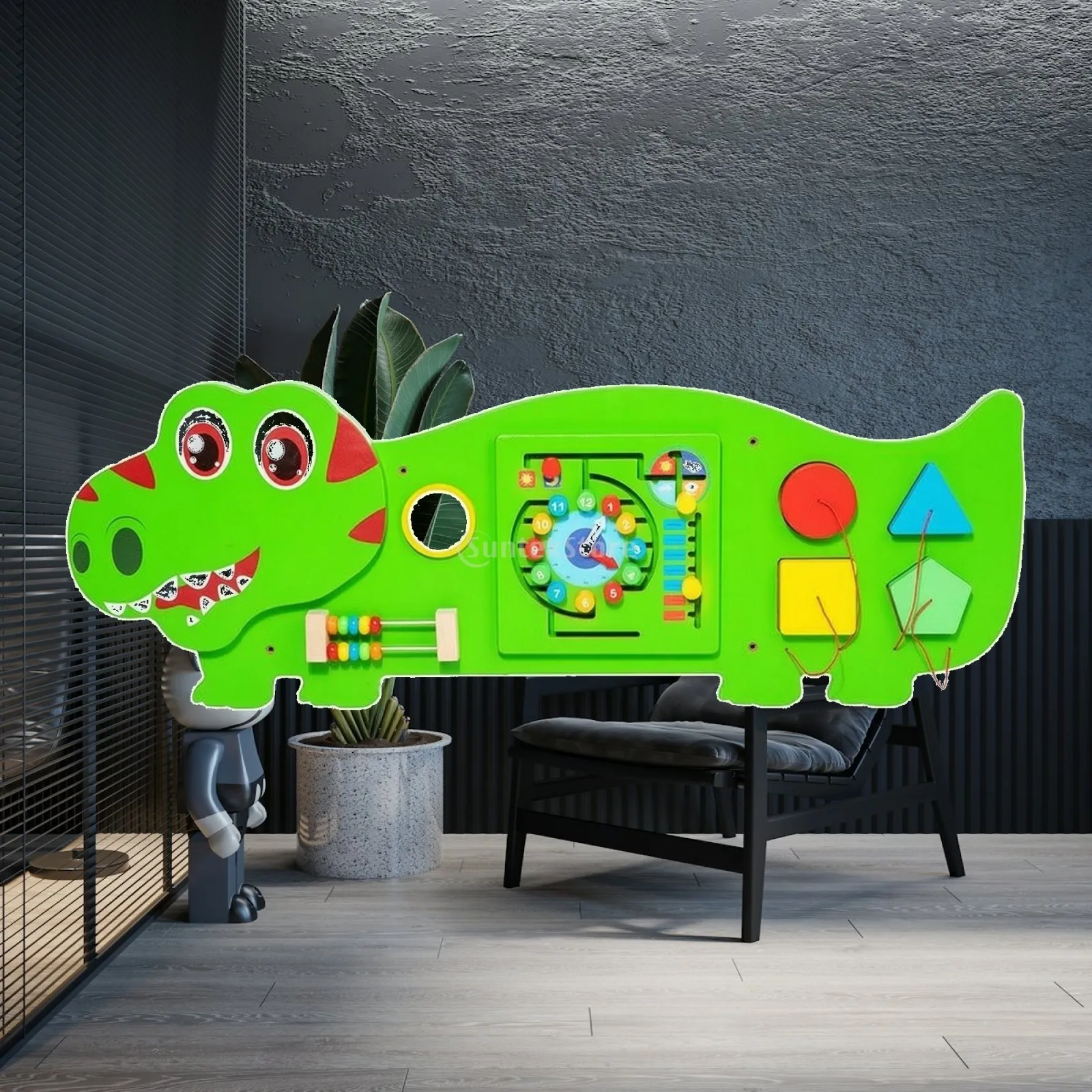 Kids Education Center - Painel de Atividades Montado na Parede