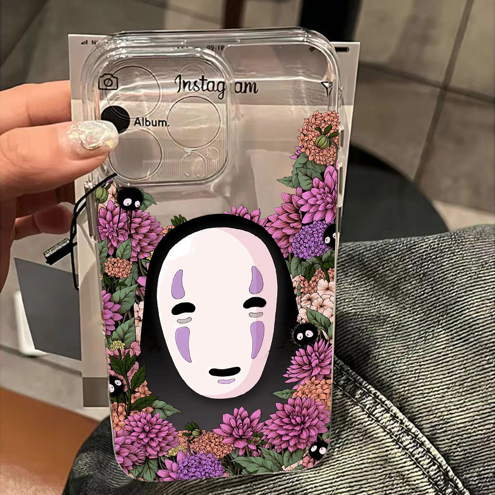 Милый угольный чехол для телефона «Эльфы a-away» для iPhone 17, 16, 16e 15, 14, 13, 12, 11 Pro Max Air Plus, прозрачная задняя крышка