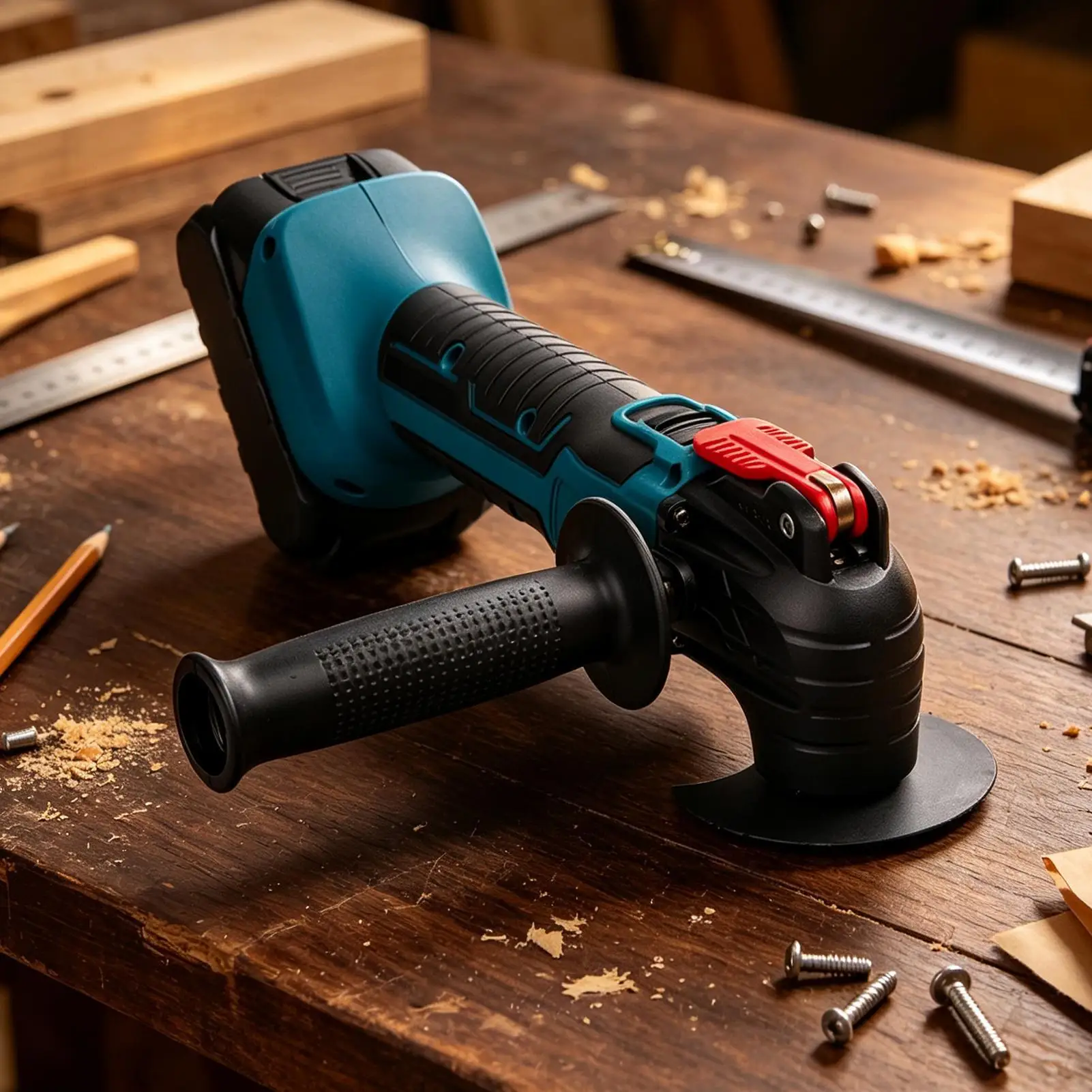 Angle Grinder Cordless Oscillating Cordless Grinding Tool Woodworking Angle Grinder For Home Workshop Garage Outdoor
