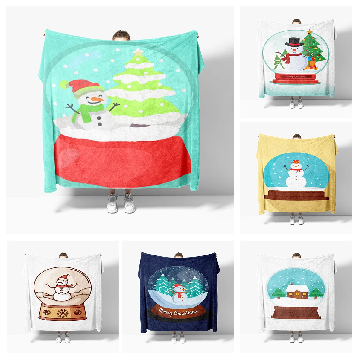 

Домашнее украшение, плюшевое покрывало для дивана, покрывало для кровати, пушистые мягкие одеяла, декор в клетку, современный Моранди, зима, Счастливого Рождества