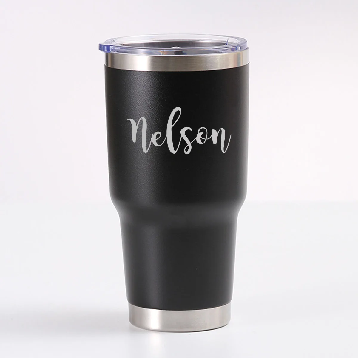 Personalized Tumbler Custom Stainless Steel Cups Mug with Engraved Name Text Customized Travel Coffee Tumbler Gifts for Men 30oz