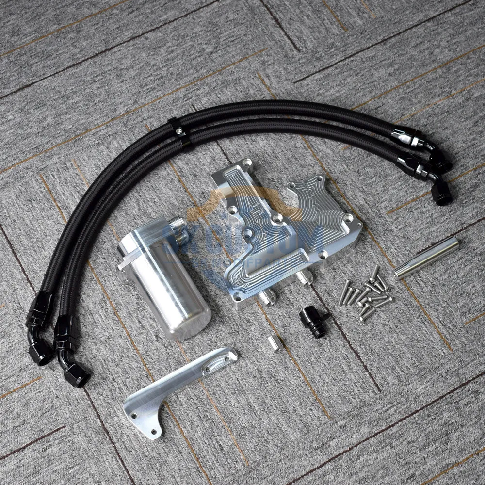 Samochodowy zbiornik oleju odporny na zachlapanie do Volkswagen Audi Gen2 EA888 A3 MK6 TT 2.0T Zbiornik cieczy Aluminiowy zestaw 1 zestaw