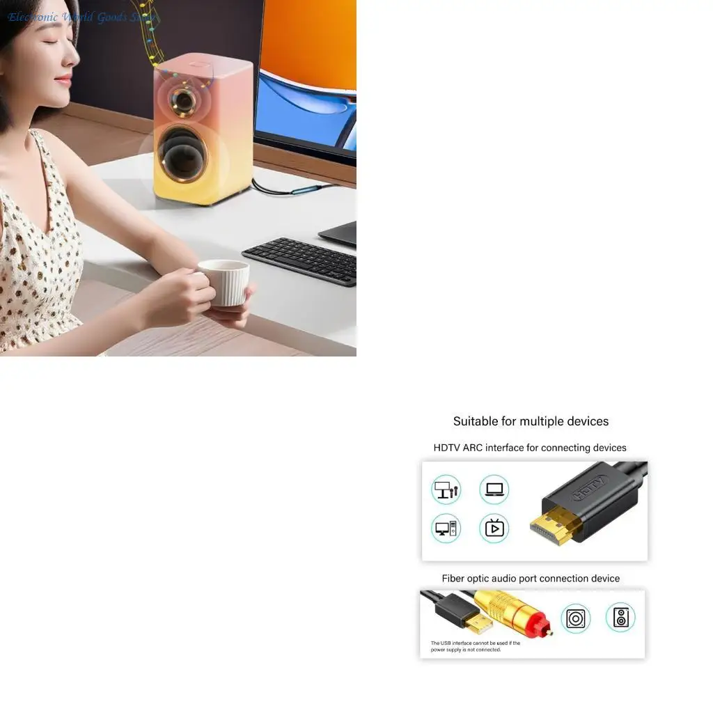 

A3PD Поддержка нескольких устройств HDTV RCA и цифровой звуковой кабель длиной 1,5 м для разнообразной развлекательной