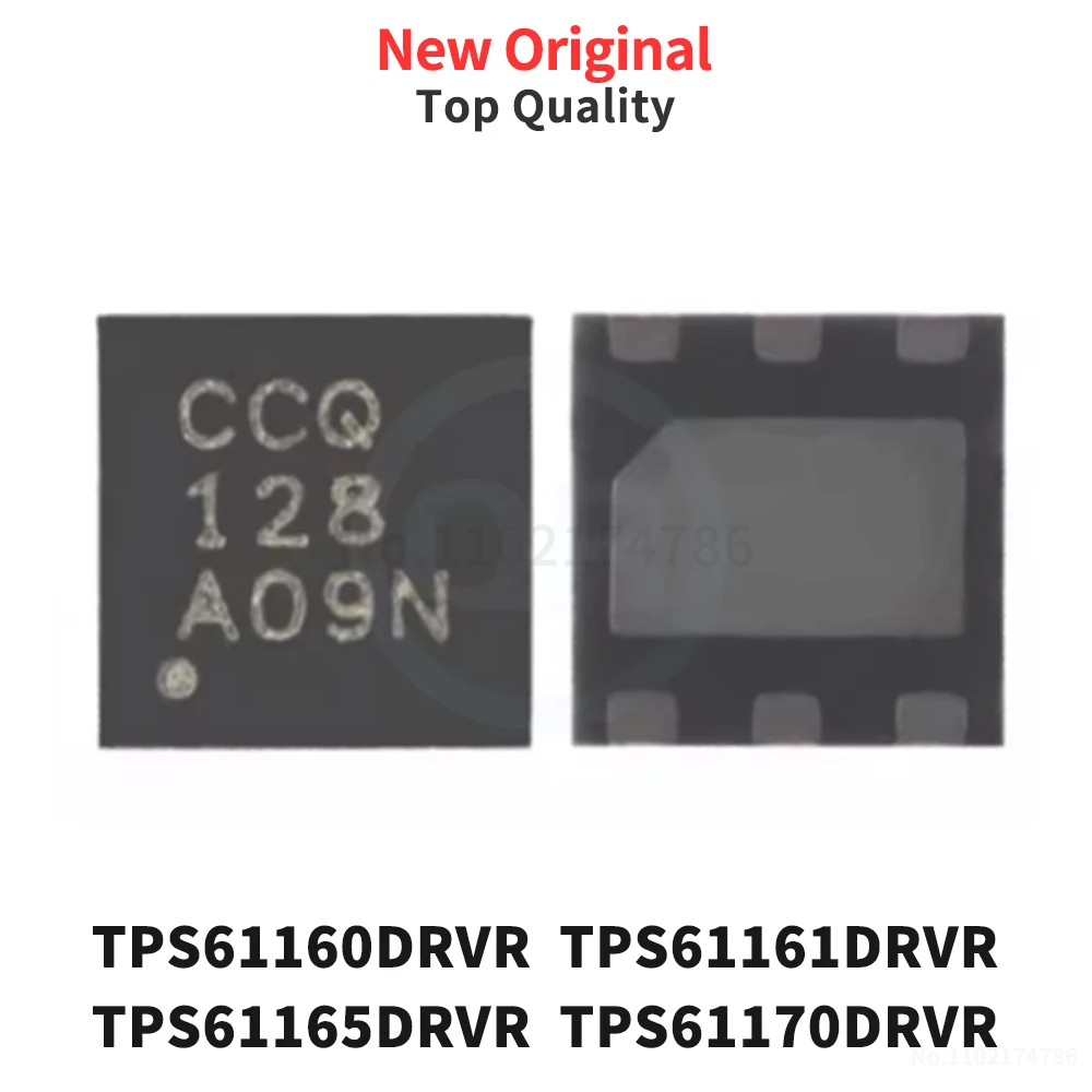 (5 Pcs) TPS61160DRVR TPS61161DRVR TPS61165DRVR TPS61170DRVR WSON-6 New Original BZQ BZR CCQ BZS