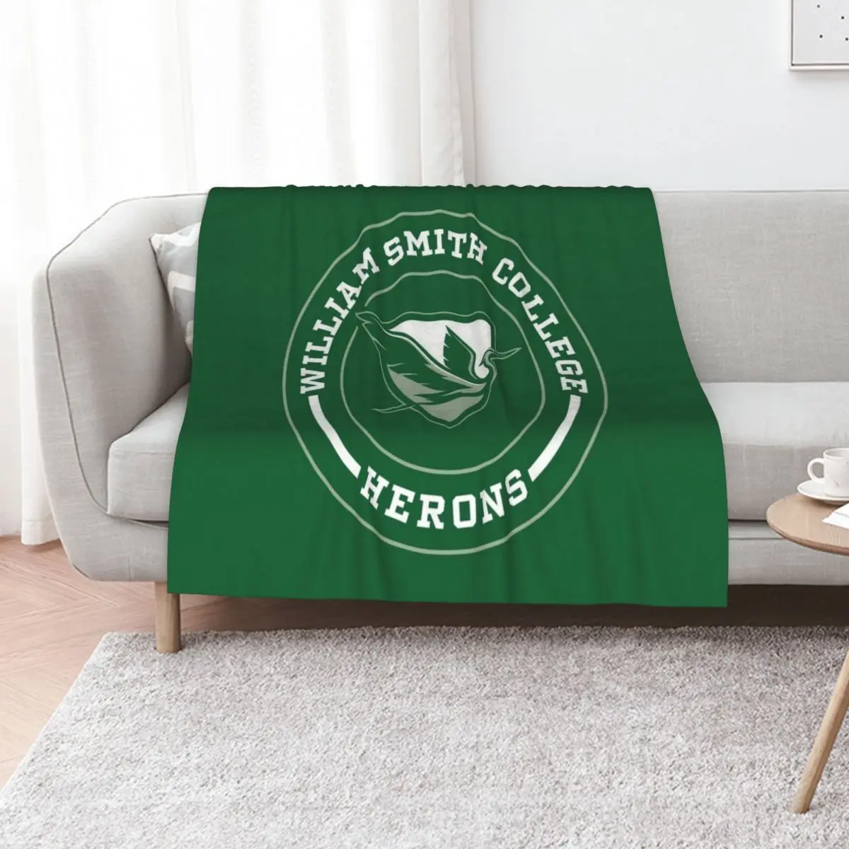 William Smith College - Circle Throw Blanket Stuffeds Personalized Gift Decorative Sofa Tourist Large Soft Big Blankets