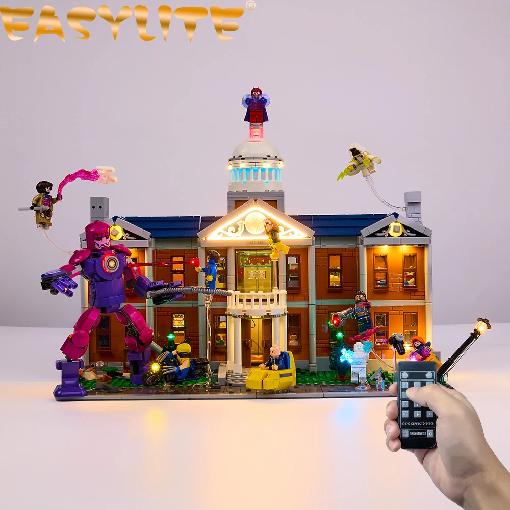 Led Lighting Set DIY Toys for X-Men: The X-Mansion 76294 Blocks Building Only LED Lights(No Model)