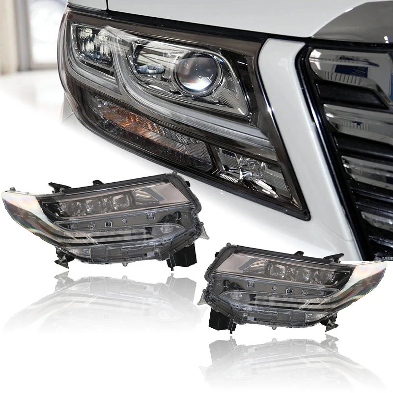 

For Toyota Alfa 2015-2022 LED Headlights New Model 12V Aluminum & ABS Installation
