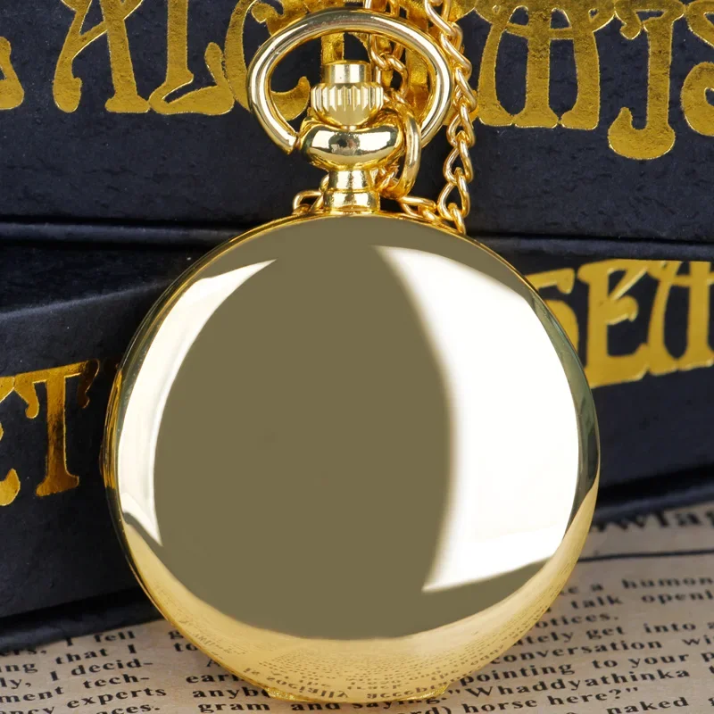 Anime Cosplay Necklace Pocket Watch Steampunk Watch with Chain Pendant Colck Pocket Watches for Women Girls Relogio Masculino