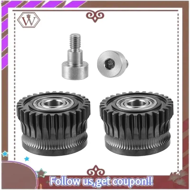 

ABBG-Hardened Steel Extruder Gear For K1/K1C/Ender3 V3 Wear-Resistant Nano Coating Dual Gear